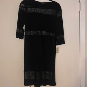 Kamali Kulture black 3/4 sleeve dress